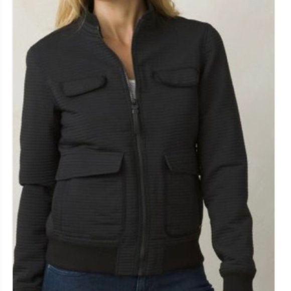 Prana Jackets & Blazers - Bomber Jacket Black Size Medium